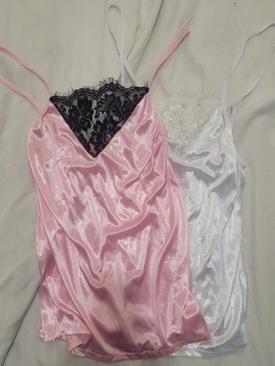 Other - 2x Satin Lace Cami Slip